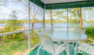 Takundewide lakefront Cottage #5 screened porch