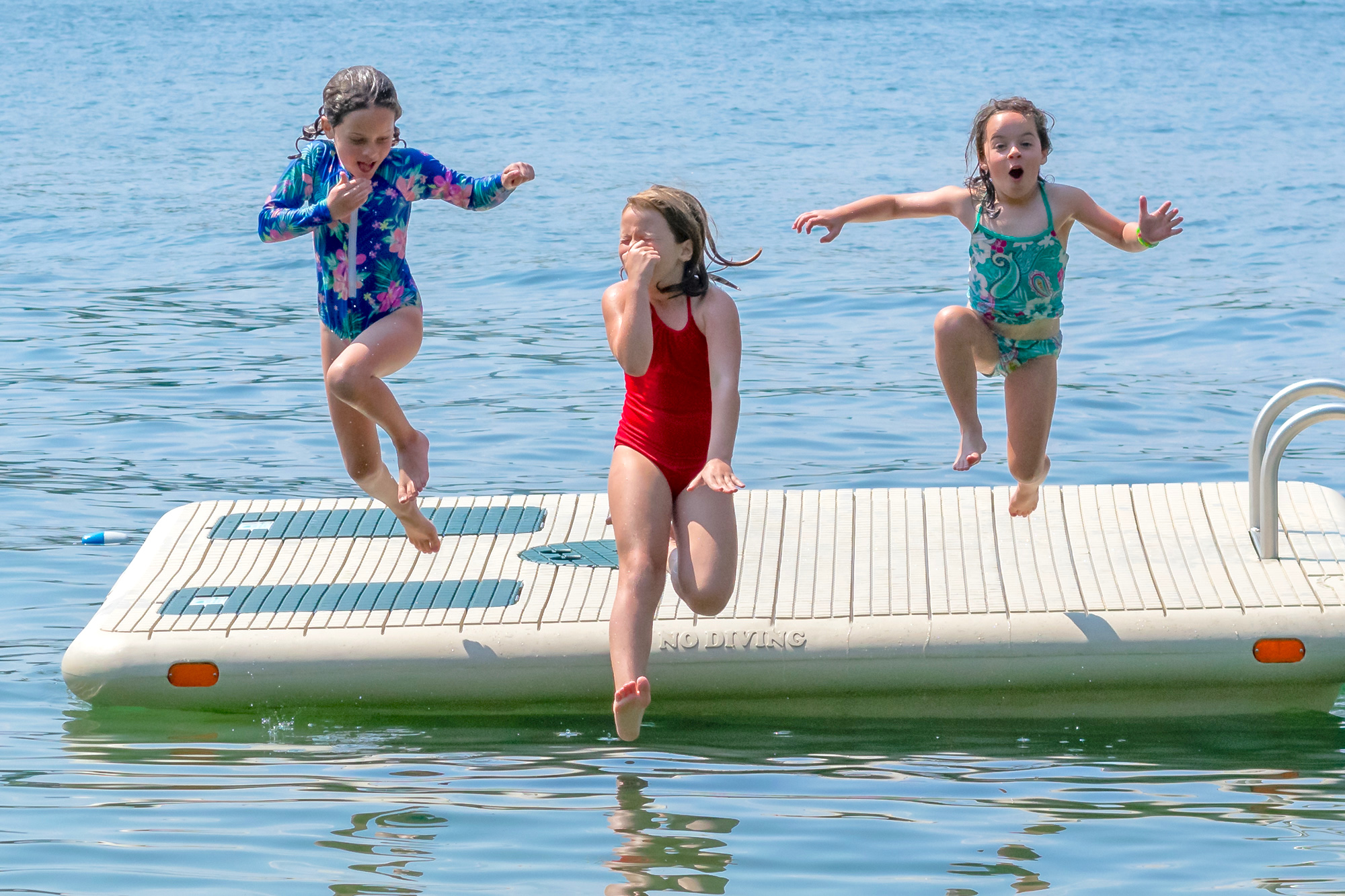 Lake George Vacation Rental Cabins swimming area